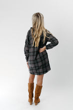 Load image into Gallery viewer, Crossroads Plaid Shirt Dress