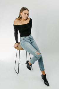 Meet For Drinks Top Black