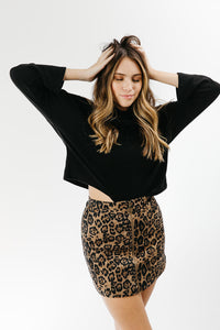 The Soft Spun Skimmer Mock Neck