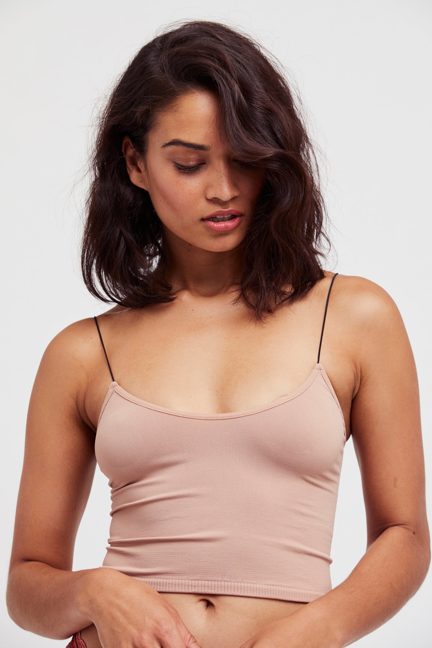 Skinny Strap Brami Nude