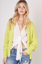 Load image into Gallery viewer, Key Lime Cardigan