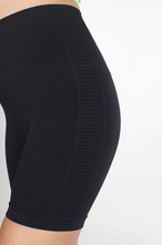 Load image into Gallery viewer, Lit Up Biker Shorts Black