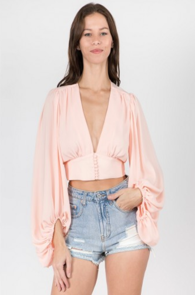 Double Trouble Top Blush