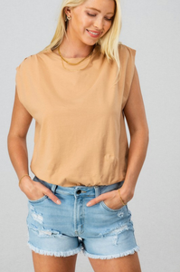 Ease Into It Bodysuit Taupe