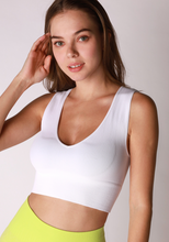 Load image into Gallery viewer, Too Faced Crop Top White