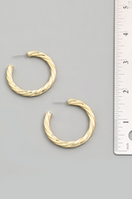 Load image into Gallery viewer, Don&#39;t Get It Twisted Hoops