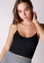 Load image into Gallery viewer, Breakfast Spot Cami Black