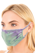 Load image into Gallery viewer, V 2020 Tie Dye Mask Green