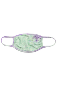 V 2020 Tie Dye Mask Green