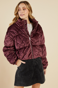 Cosmic Quilted Coat