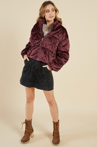 Cosmic Quilted Coat