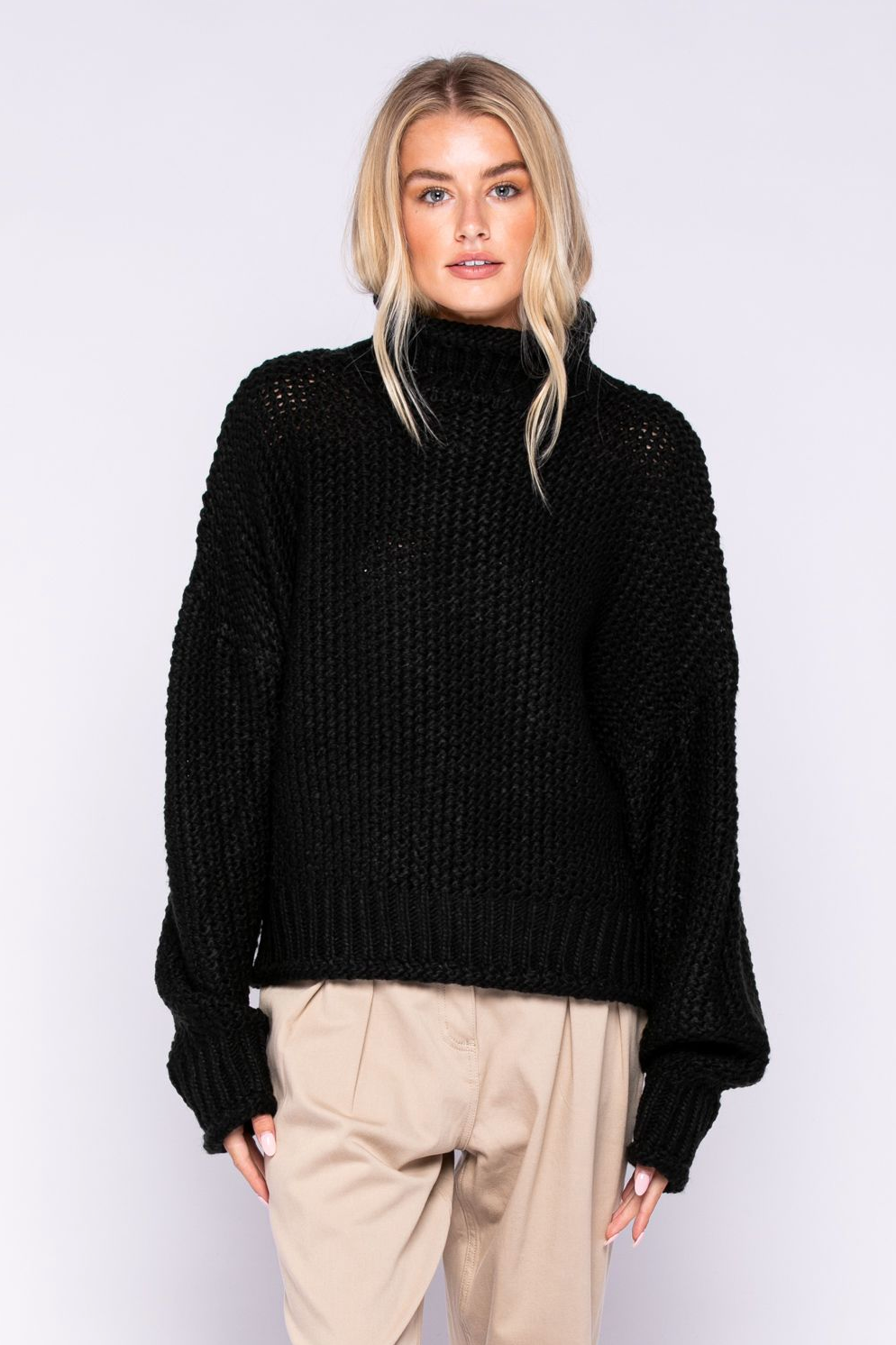 Warm Me Up Sweater Black