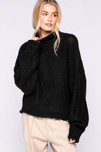 Warm Me Up Sweater Black