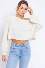 Load image into Gallery viewer, Perfect One Crop Sweater Top