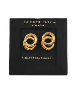 Dipped In Gold Studs