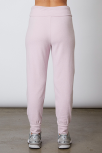 Fold Over Hacci Jogger