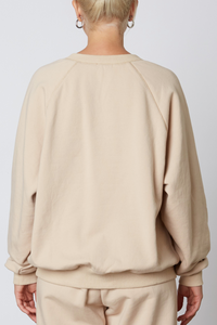 Oversized Notched Pullover