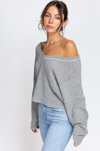 Past Due Crop Sweater