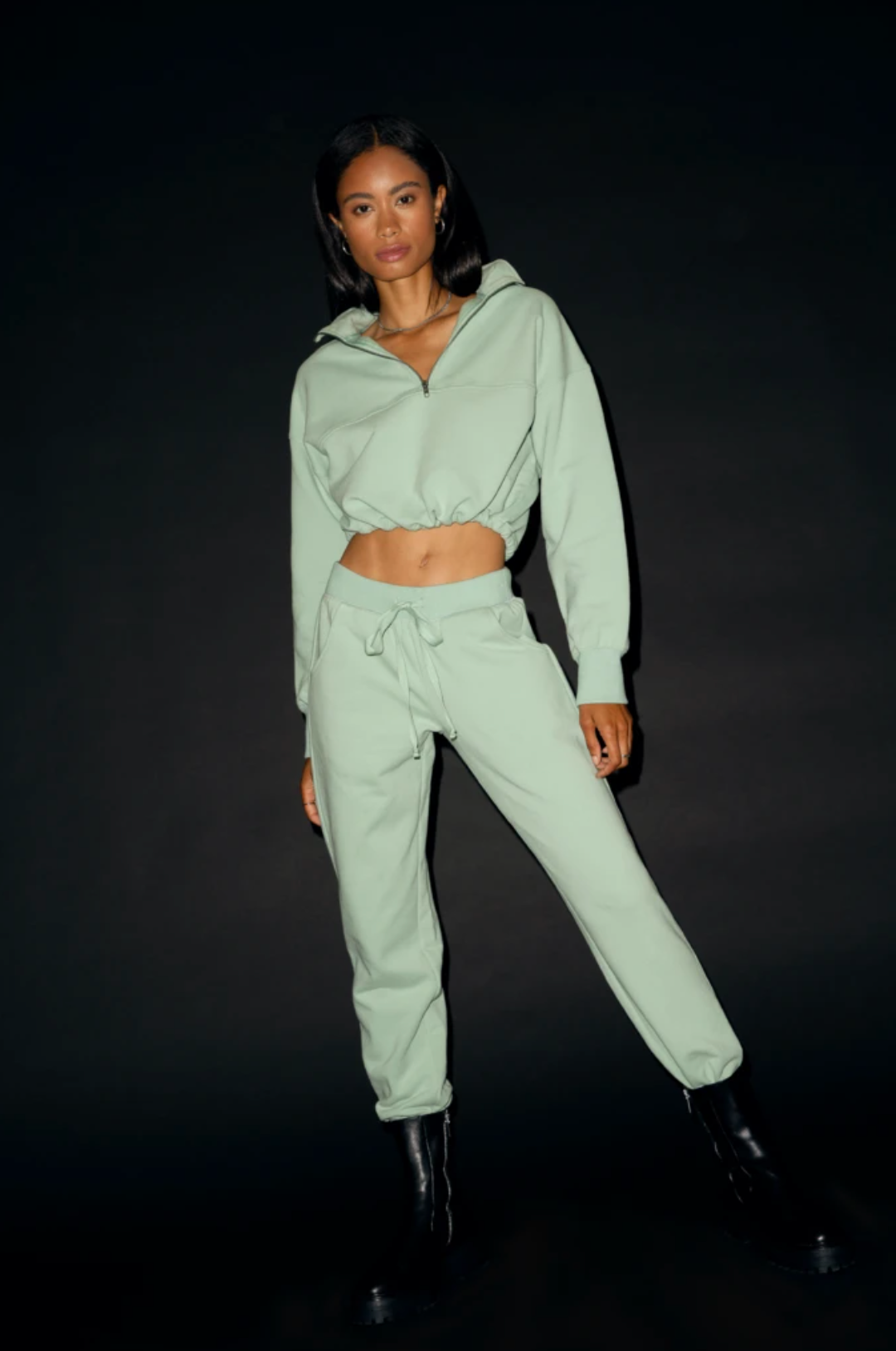 Cinched Half Zip