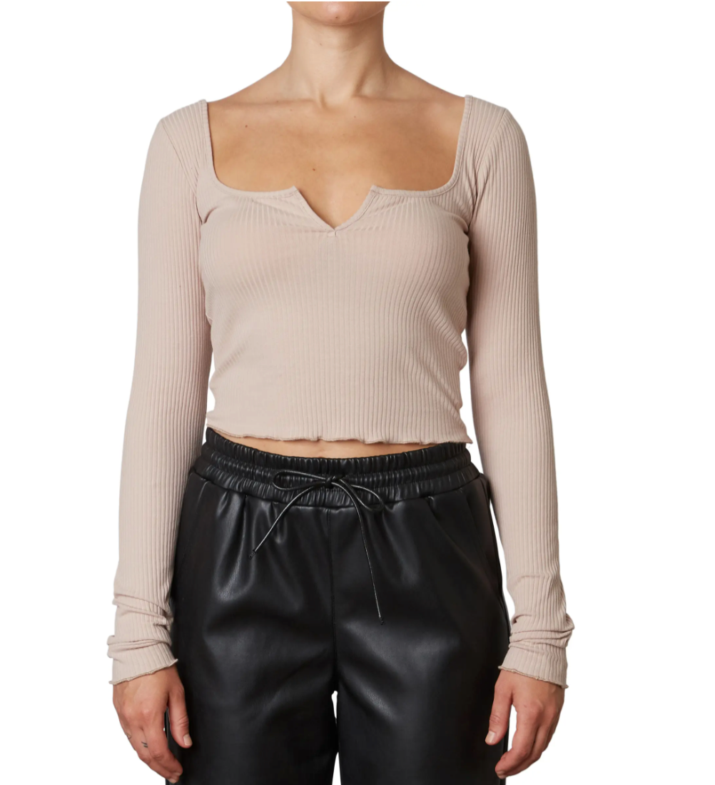 Notched Rib Tee