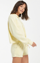 Load image into Gallery viewer, Gia Washed Hoodie Key Lime