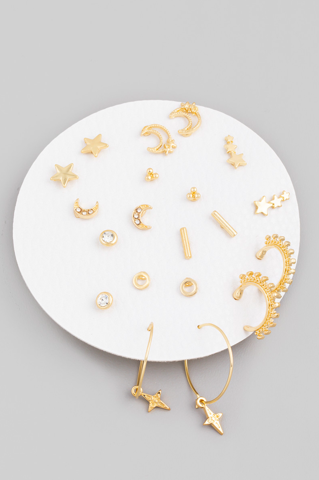 Endless Options Earring Set Moon & Star