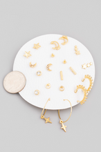 Load image into Gallery viewer, Endless Options Earring Set Moon &amp; Star