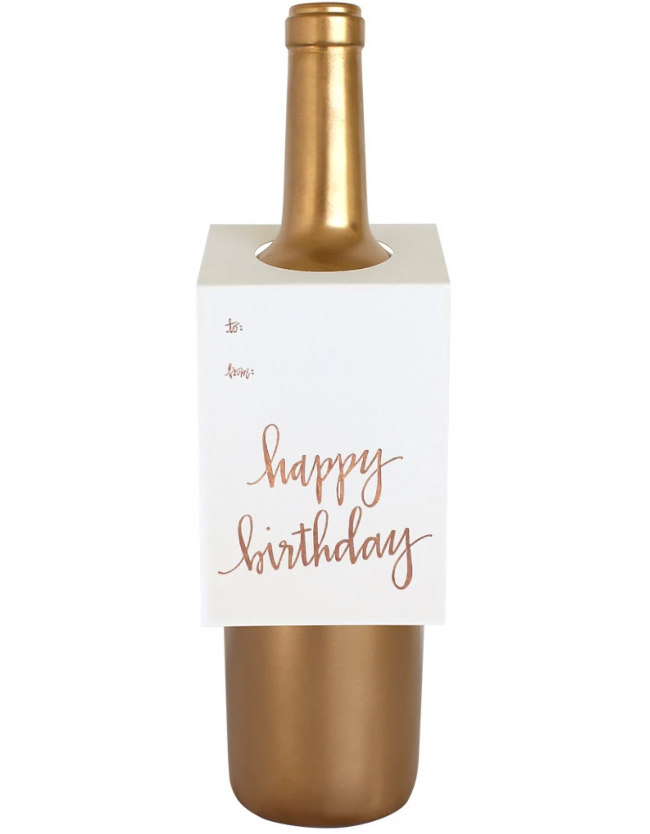 Happy Birthday Wine & Spirit Tag