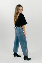 Load image into Gallery viewer, Splitting Up Wide Leg Jeans