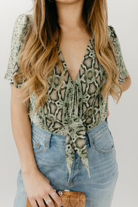 Green Snake Rodeo Bodysuit