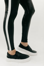 Load image into Gallery viewer, Spanx Faux Leather Side Stripe Leggings