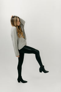 Spanx Faux Leather Moto Leggings