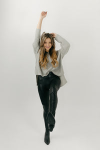 Spanx Faux Leather Moto Leggings