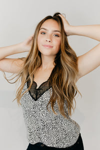Spotted In Lace Cami