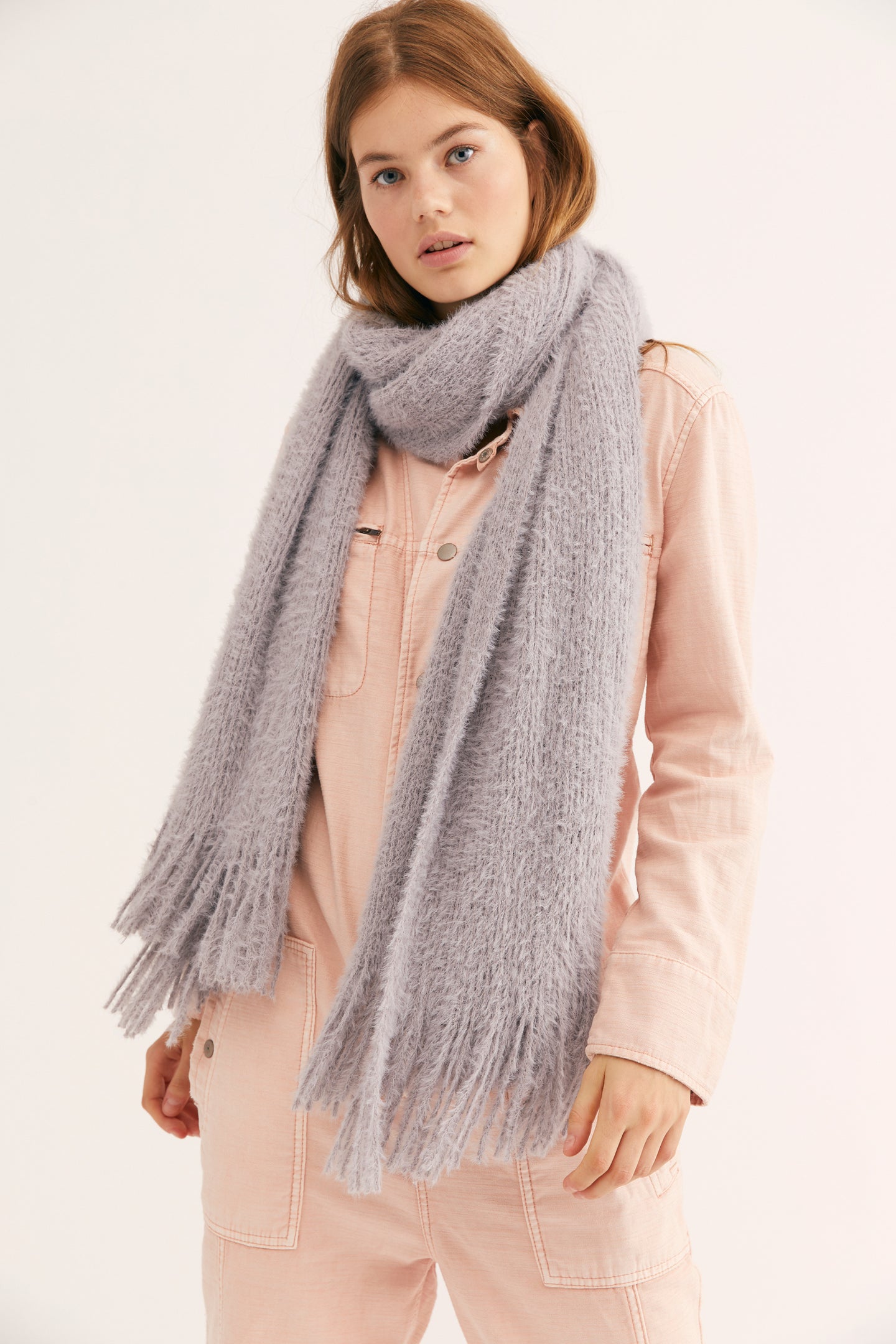 Whisper Fringe Blanket Scarf