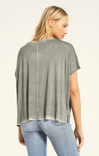 Load image into Gallery viewer, Mischa Sleek V Neck Ash Green