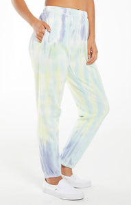 Atlas Boyfriend Tie-Dye Jogger Lavender Grey