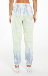 Atlas Boyfriend Tie-Dye Jogger Lavender Grey