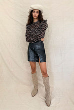 Load image into Gallery viewer, Holding Onto A Dream Coated Mini Skirt