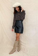 Load image into Gallery viewer, Holding Onto A Dream Coated Mini Skirt