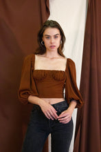 Load image into Gallery viewer, Moving Fast Top Brown