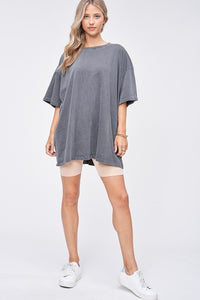 Above Average Oversized Tee Charcoal
