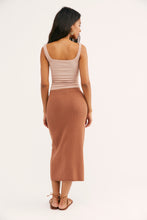 Load image into Gallery viewer, Skyline Midi Skirt Cocoa Heather
