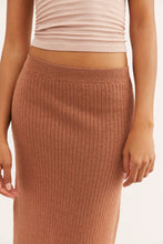Load image into Gallery viewer, Skyline Midi Skirt Cocoa Heather