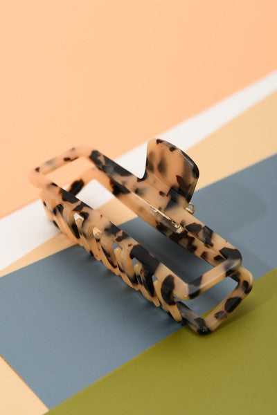 Fit In Claw Clip Cream Tort
