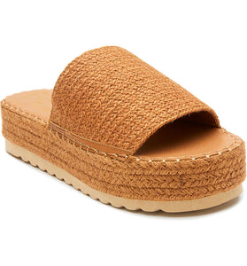 Del Mar Platform Slide Sandal Terracotta
