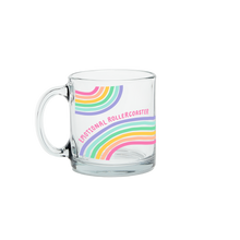 Load image into Gallery viewer, Emotional Rollercoaster Clear Glass Mug