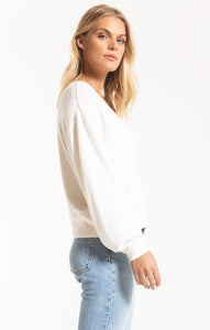 The Premium Fleece V-Neck Pullover