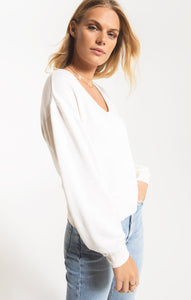The Premium Fleece V-Neck Pullover