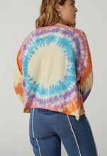 Load image into Gallery viewer, The Grateful Dead Skull And Roses Tie Dye Long Sleeve Crop